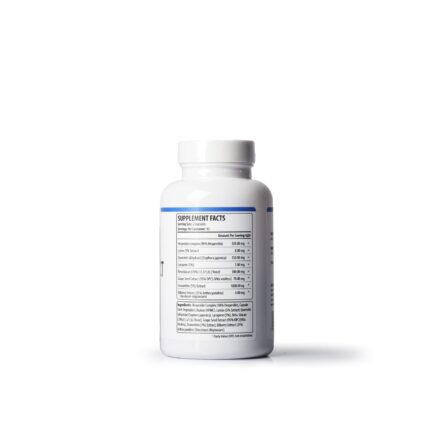 A professional product photograph of a white bottle of Regenerative Health's Antiox Protect supplements, which provides advanced flavonoid support. The bottle is shown on a clean white background.